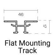 Knotwood Batten Ceiling - Flat Mounting Track - 6050mm